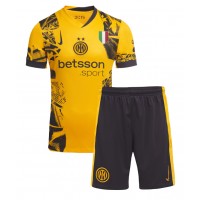 Inter Milan Alessandro Bastoni #95 Fußballbekleidung 3rd trikot Kinder 2024-25 Kurzarm (+ kurze hosen)